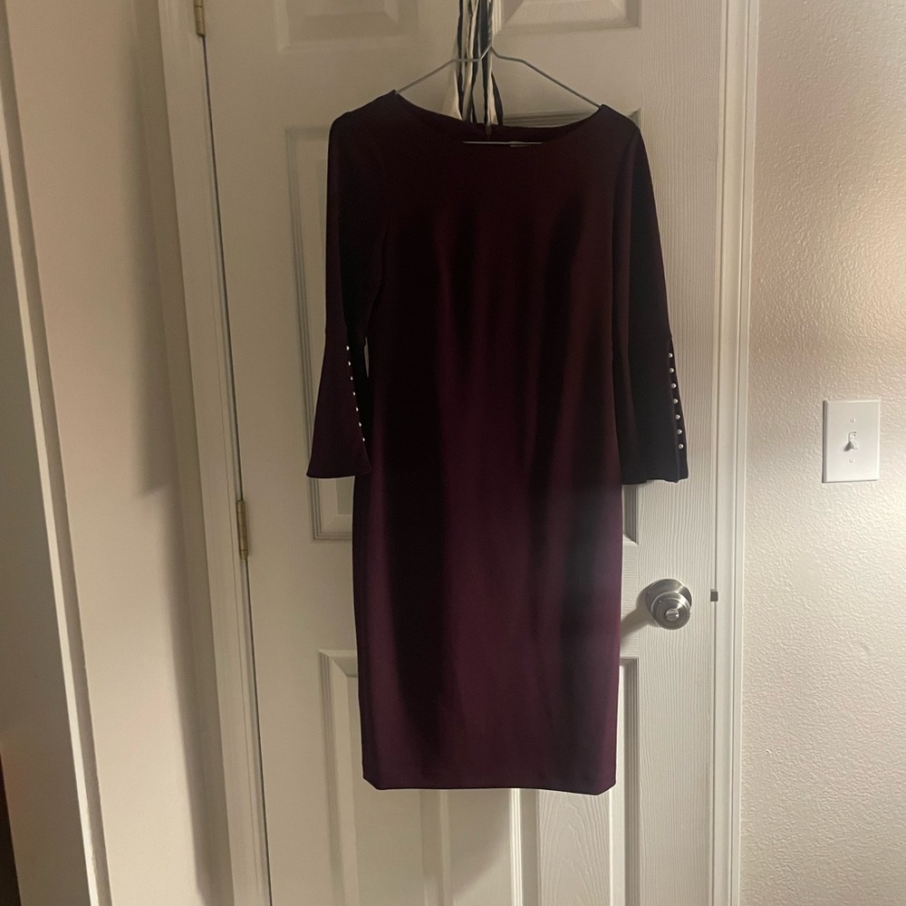 Plum Purple Calvin Klein Dress